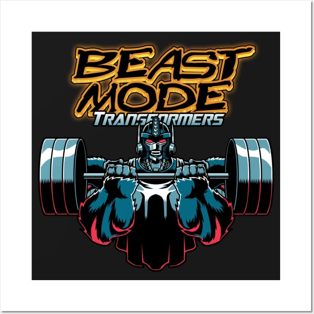 Beast Mode Transformers Wall Art by GRNASKD